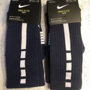 navy blue elite socks